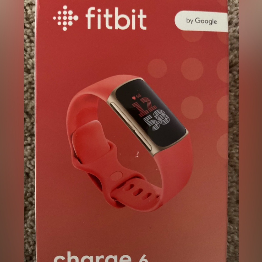 Fitbit Charge 6 Smartwatch- Coral